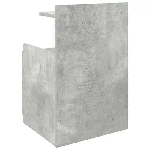2 fiókos éjjeliszekrény betonszürke 40 x 36,5 x 62 cm