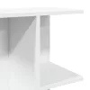 Fehér szerelt fa ágy melletti asztal 46,5x29x61 cm