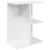 Éjjeliszekrények 2 db fehér 46,5x29x61 cm gépelt fa
