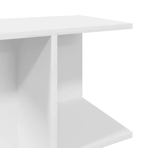 Éjjeliszekrények 2 db fehér 46,5x29x61 cm gépelt fa