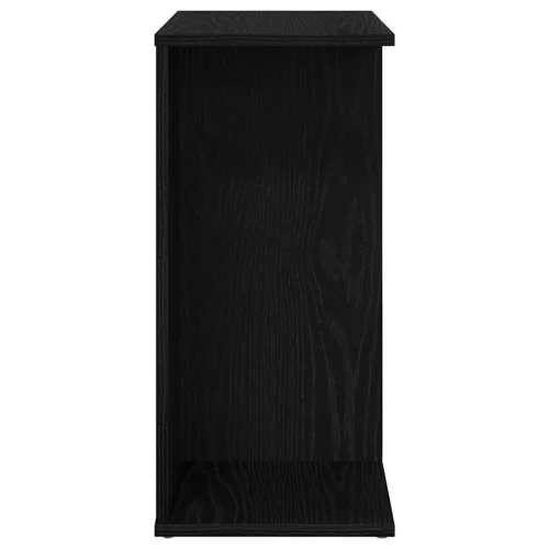 Éjjeliszekrények 2 db fekete tölgy 46,5x29x61 cm gépelt fa