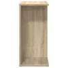 2 db sonoma tölgy színű szerelt fa éjjeliszekrény 46,5x29x61 cm
