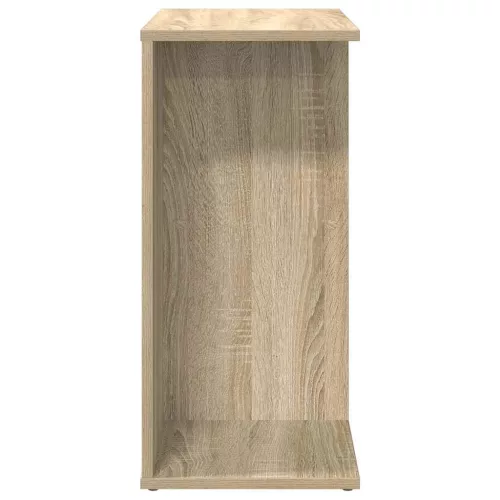 2 db sonoma tölgy színű szerelt fa éjjeliszekrény 46,5x29x61 cm