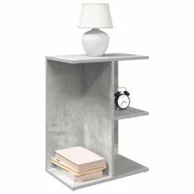 Betonszürke szerelt fa éjjeliszekrény 46,5x29x61 cm