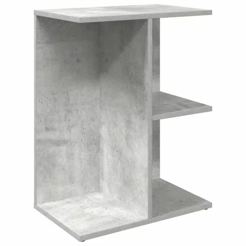 Betonszürke szerelt fa éjjeliszekrény 46,5x29x61 cm