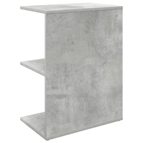 Betonszürke szerelt fa éjjeliszekrény 46,5x29x61 cm
