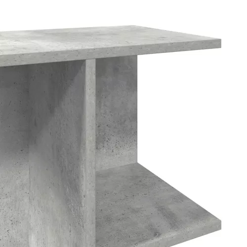 Éjjeliszekrények 2 db beton szürke gépi forgácsolt fa