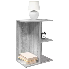   Éjjeliszekrények 2db szürke sonoma 46,5x29x61cm szerkesztett fa
