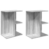Éjjeliszekrények 2db szürke sonoma 46,5x29x61cm szerkesztett fa