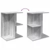 Éjjeliszekrények 2db szürke sonoma 46,5x29x61cm szerkesztett fa