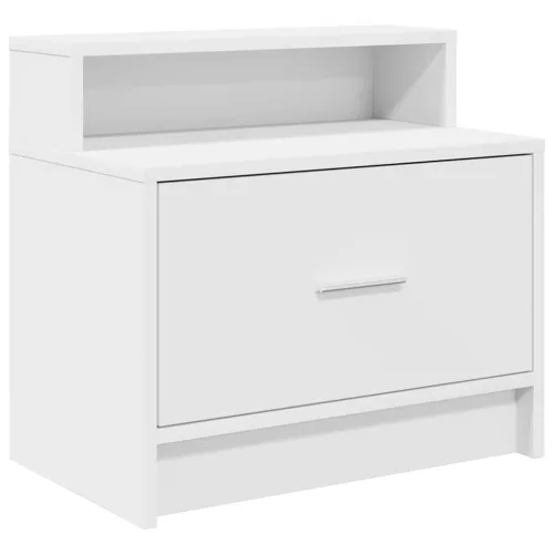 Éjjeliszekrények fiókos 2 db fehér 51 x 31 x 47 cm