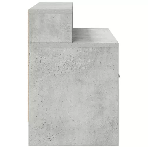 Betonszürke éjjeliszekrény fiókkal 51 x 31 x 47 cm
