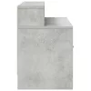 2 db betonszürke éjjeliszekrény fiókkal 51 x 31 x 47 cm