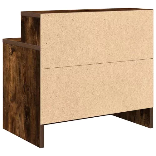 Éjjeliszekrények fiókos 2 db füstölt tölgy 51 x 31 x 47 cm