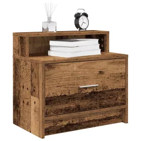 Éjjeliszekrények fiókkal 2 db régi fa 51 x 31 x 47 cm