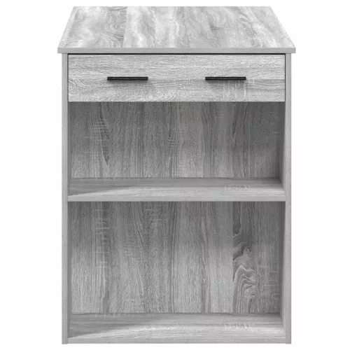 Íróasztal fiókkal és polccal szürke sonoma 102x62x77,5 cm