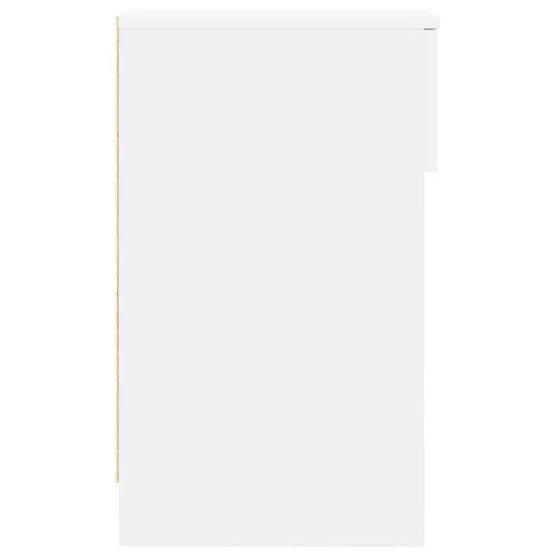 Éjjeliszekrények fiókos 2 db fehér 20 x 36 x 60 cm