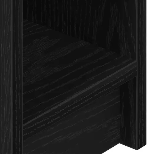 Éjjeliszekrény fiókkal fekete tölgy 20 x 36 x 60 cm