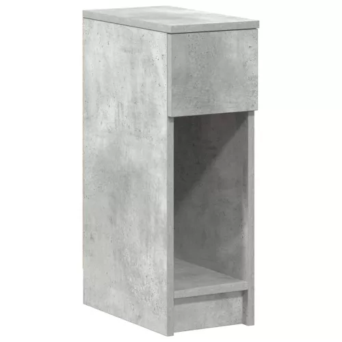 Betonszürke éjjeliszekrény fiókkal 20 x 36 x 60 cm