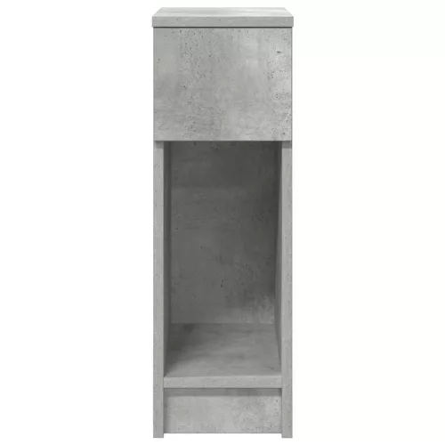 Betonszürke éjjeliszekrény fiókkal 20 x 36 x 60 cm