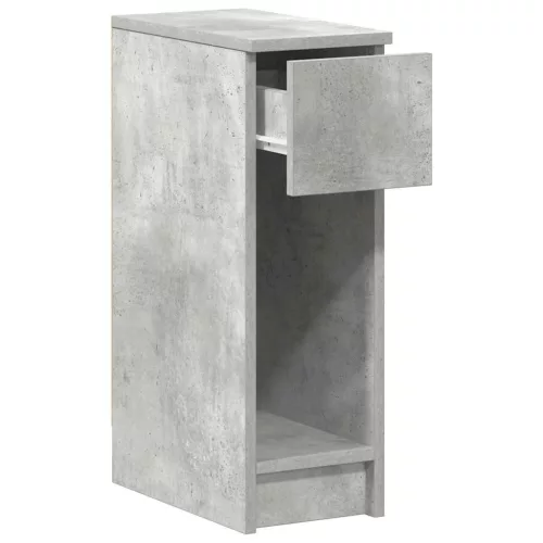 Betonszürke éjjeliszekrény fiókkal 20 x 36 x 60 cm