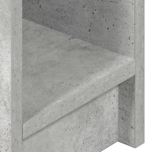 Betonszürke éjjeliszekrény fiókkal 20 x 36 x 60 cm