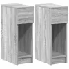 Éjjeliszekrények fiókos 2 db szürke sonoma 20 x 36 x 60 cm