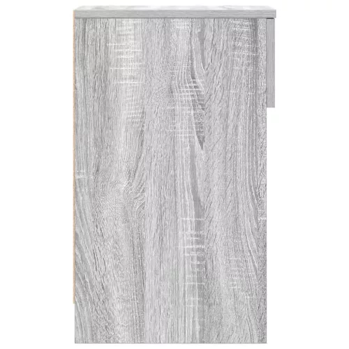 Éjjeliszekrények fiókos 2 db szürke sonoma 20 x 36 x 60 cm