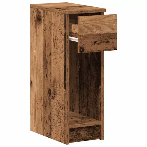 Antik fa színű éjjeliszekrény fiókkal 20 x 36 x 60 cm