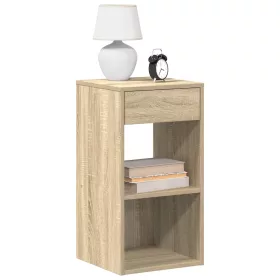 Éjjeliszekrények fiókkal 2 db sonoma tölgy 35x34x66,5 cm