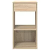Éjjeliszekrények fiókkal 2 db sonoma tölgy 35x34x66,5 cm