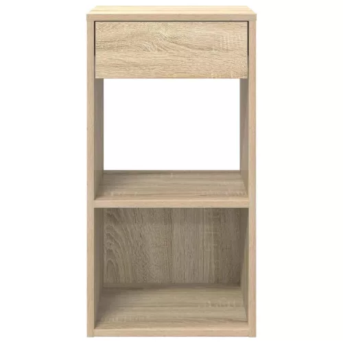 Éjjeliszekrények fiókkal 2 db sonoma tölgy 35x34x66,5 cm