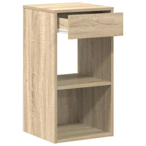 Éjjeliszekrények fiókkal 2 db sonoma tölgy 35x34x66,5 cm