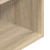 Éjjeliszekrények fiókkal 2 db sonoma tölgy 35x34x66,5 cm