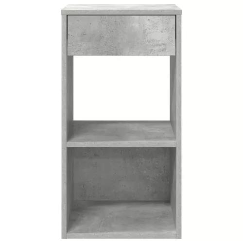 Betonszürke éjjeliszekrény fiókkal 35x34x66,5 cm