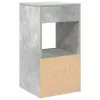 Betonszürke éjjeliszekrény fiókkal 35x34x66,5 cm