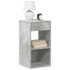 Éjjeliszekrények fiókos 2 db betonszürke 35x34x66,5 cm