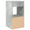 Éjjeliszekrények fiókos 2 db betonszürke 35x34x66,5 cm
