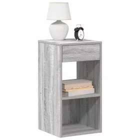 Éjjeliszekrények fiókos 2 db szürke sonoma 35x34x66,5 cm