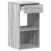 Éjjeliszekrények fiókos 2 db szürke sonoma 35x34x66,5 cm