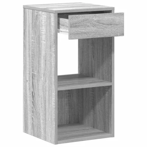 Éjjeliszekrények fiókos 2 db szürke sonoma 35x34x66,5 cm