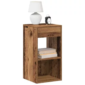 Éjjeliszekrények fiókkal 2 db régi fa 35x34x66,5 cm