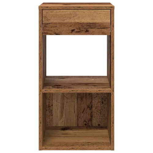 Éjjeliszekrények fiókkal 2 db régi fa 35x34x66,5 cm