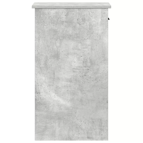Számítógépes toronyállvány fiókkal betonszürke 35x45x77 cm