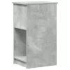 Számítógépes toronyállvány fiókkal betonszürke 35x45x77 cm