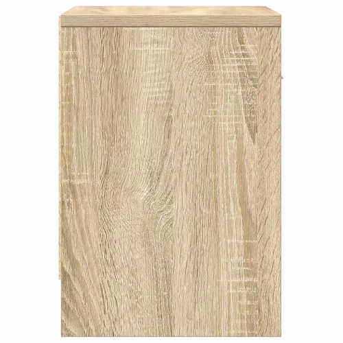 2 db sonoma tölgy színű éjjeliszekrény fiókkal 39x28x41 cm