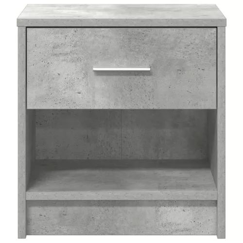 Betonszürke éjjeliszekrény fiókkal 39x28x41 cm