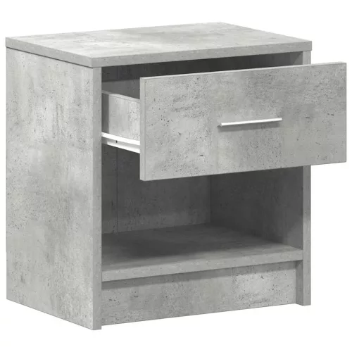 Betonszürke éjjeliszekrény fiókkal 39x28x41 cm