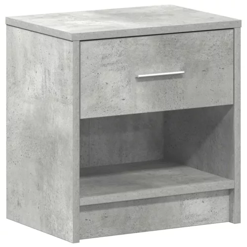 Betonszürke éjjeliszekrény fiókkal 39x28x41 cm