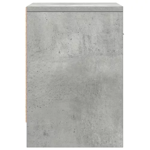 Betonszürke éjjeliszekrény fiókkal 39x28x41 cm